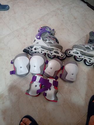 Patines Oxelo (35-38) + protecciones
