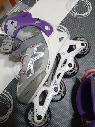 Patines Oxelo (35-38) + protecciones