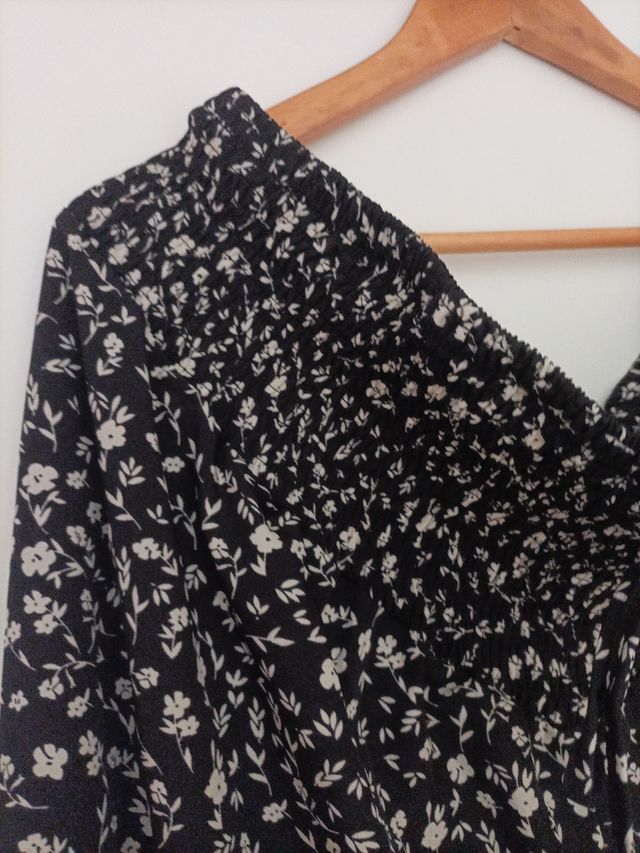 Pantalón estampado flores verano(Regalo blusa)