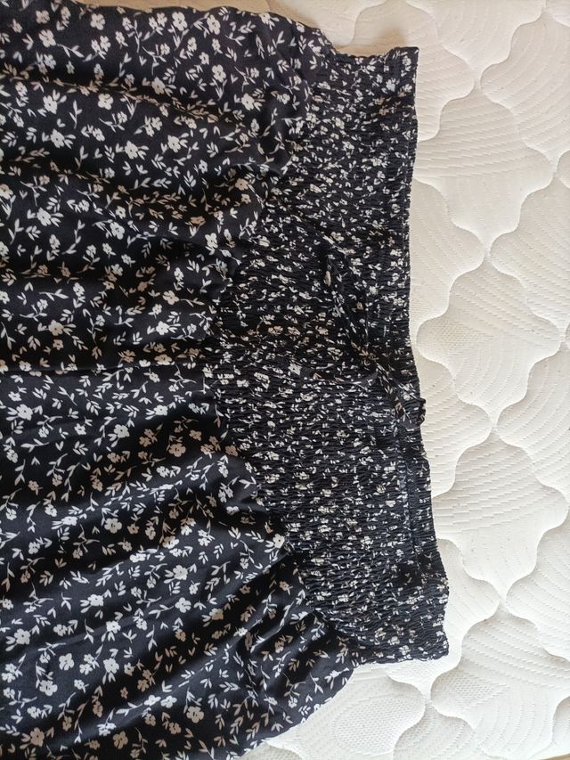 Pantalón estampado flores verano(Regalo blusa)