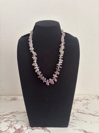 Collar piedras amatista