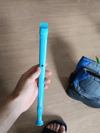 Flauta dulce azul