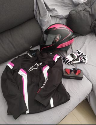 Equip. moto chica Alpinestars