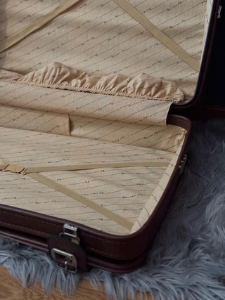 Maleta vintage marrón