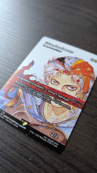 Carta Final Fantasy Firion Swordmaster de Amano