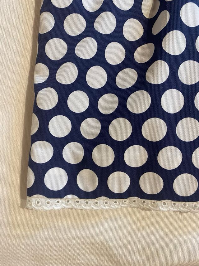 Falda lunares Muñeca de trapo.