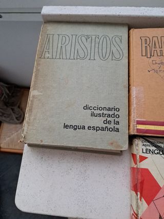  DICCIONARIOS ANTIGUOS, LOS DOS PEQUEÑOS LOS REGAL