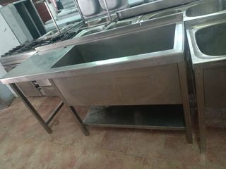 Fregadero acero industrial 1.68m