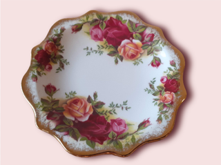 3 Platitos Royal Albert Old Country Roses