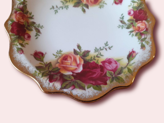 3 Platitos Royal Albert Old Country Roses