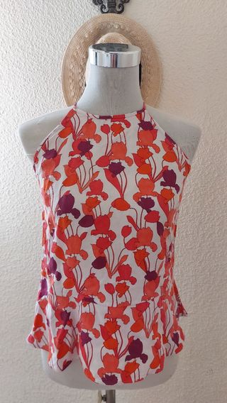 Top Massimo Dutti floral