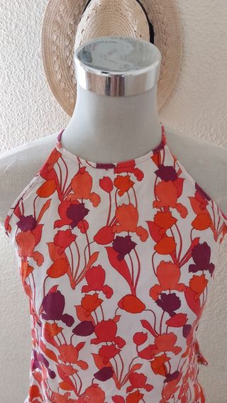 Top Massimo Dutti floral