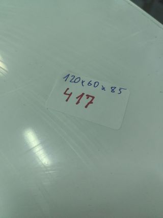 Mesa acero inoxidable 1,20m - 2uds