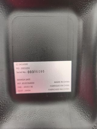 Adaptador Coche Manga Safe