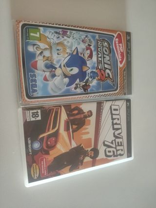 PSP: Sonic Rivals 2 & Driver 76