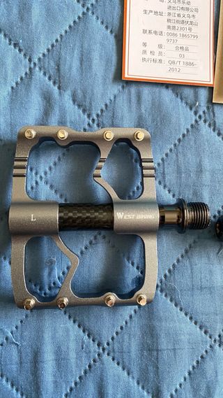 Pedais Bicicleta Carbono West Biking