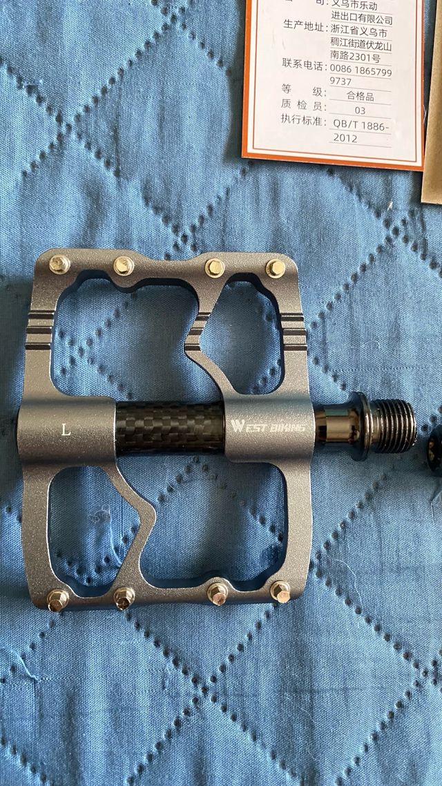 Pedais Bicicleta Carbono West Biking