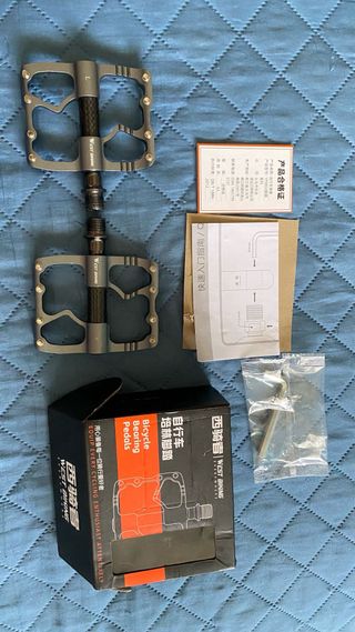 Pedais Bicicleta Carbono West Biking