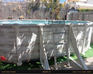 Piscina ovalada Atlantis 500x300x132
