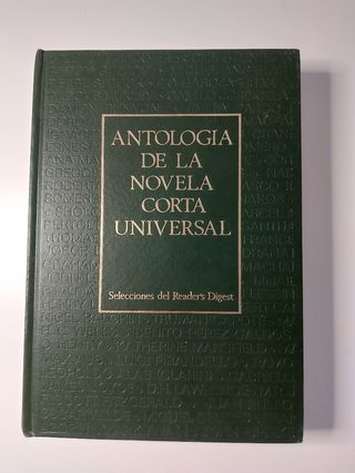 Lote Libros Antologia De La Novela Corta Universal