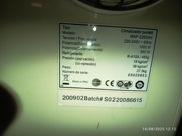 Ventilador Equation blanco