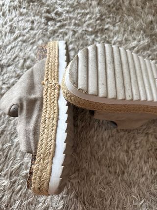Sandalias NYC talla 39 - Beige y Rosa