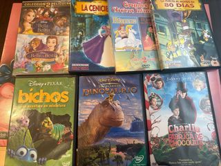 Películas infantiles DVD - 7 unidades