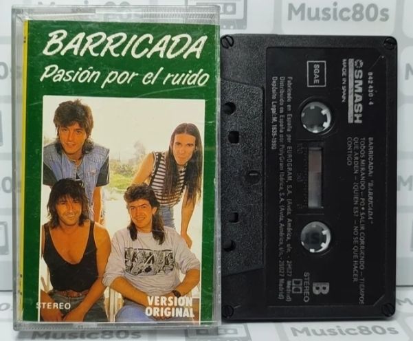 Cassette Barricada - Pasión por el ruido 