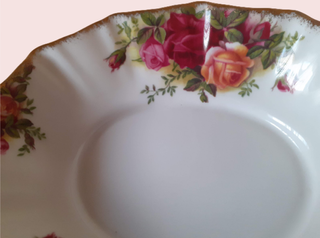 3 bandejitas Royal Albert Old Country Roses