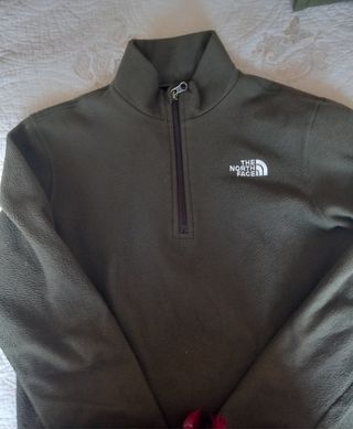 Forro polar TNF niño verde. Talla XL (12 años)