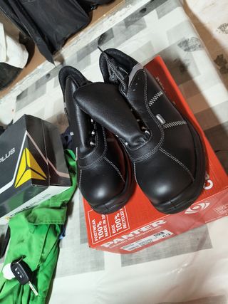 Zapatos seguridad trabajo Piel