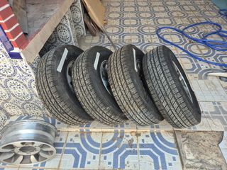 1+ 4 llantas originales montero ,pajero 