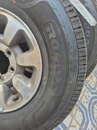 1+ 4 llantas originales montero ,pajero 