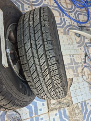 1+ 4 llantas originales montero ,pajero 