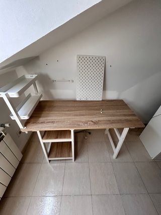 Escritorio madera blanco 