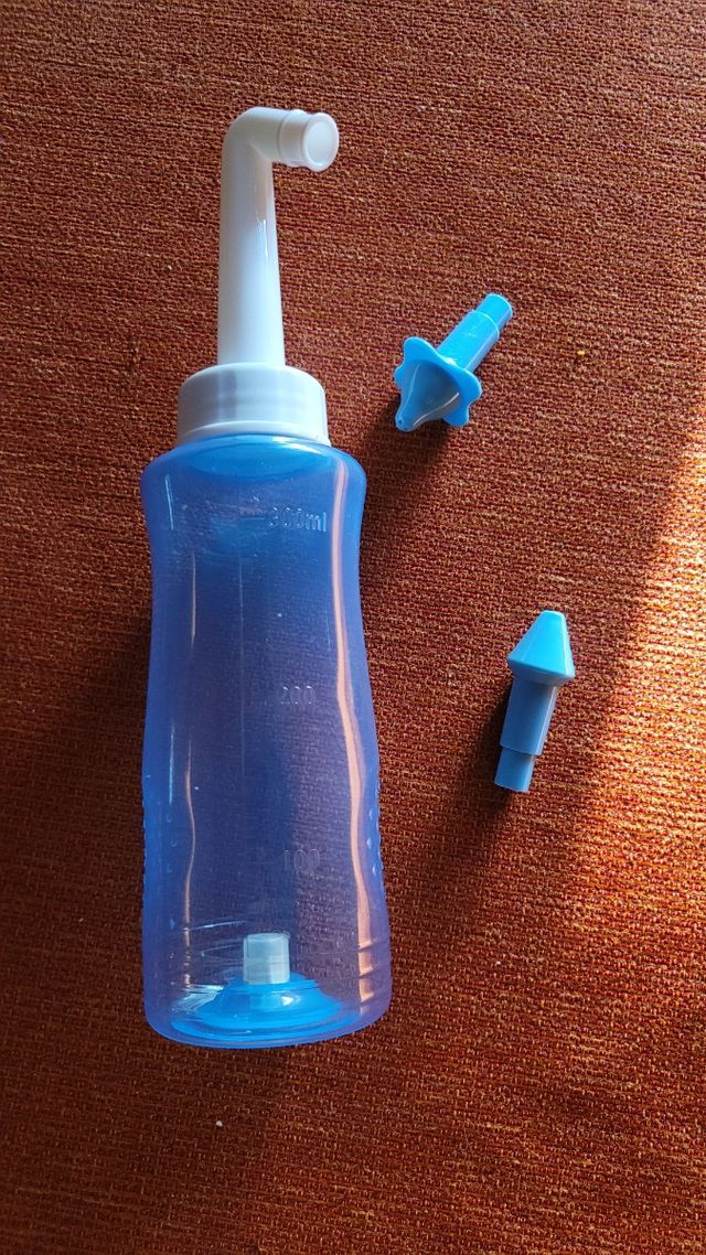 Botella lavado nasal + 2 boquillas