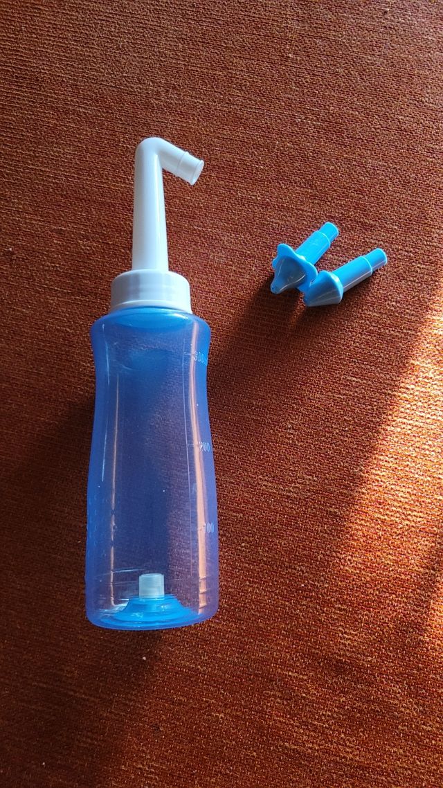 Botella lavado nasal + 2 boquillas