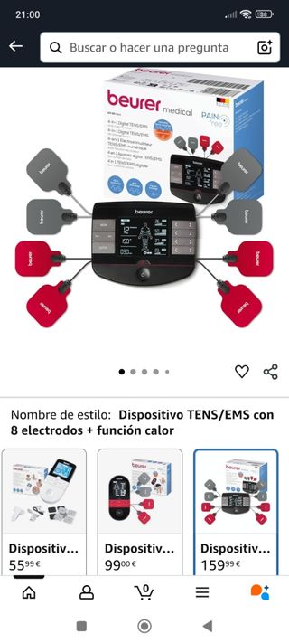 Electroestimulador TENS/EMS Beurer