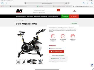 Bicicleta Indoor/Spinning BH DUKE Magnética H925