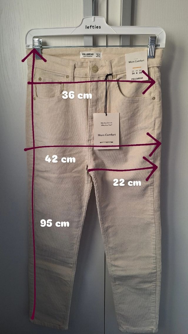 Pantalones pana Pull&Bear