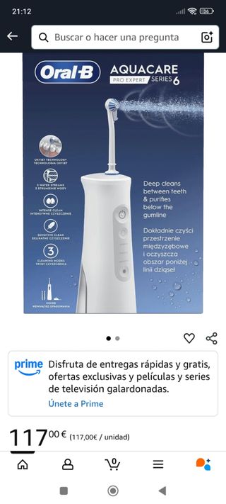 Oral-B Aquacare Series 6 - Irrigador