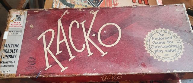 Rack-O juego Milton Bradley