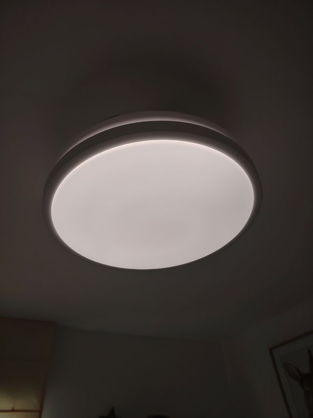 Ventidalor techo con lámpara, sin usar