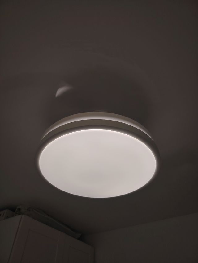 Ventidalor techo con lámpara, sin usar