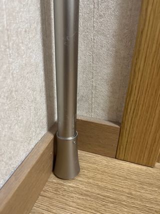 Barra cortina anillas metalica