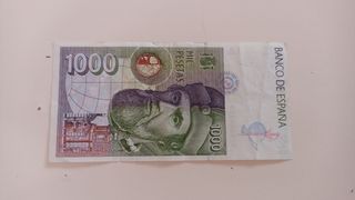 Billete 1000 Pesetas España - 12/10/1992