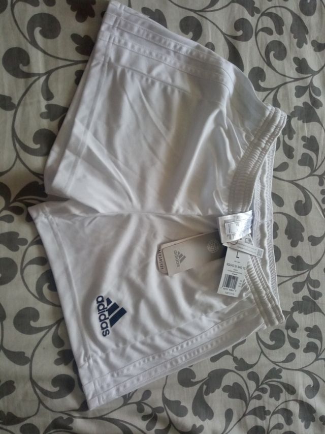 Shorts Adidas Squad 21 Blanco L