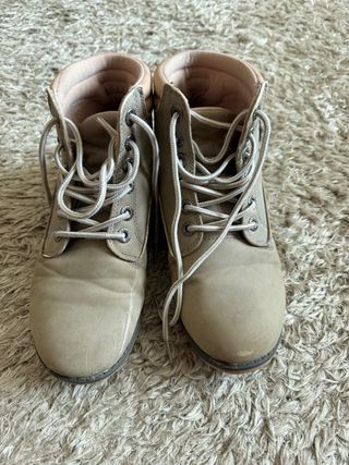 Botas mujer beige talla 40