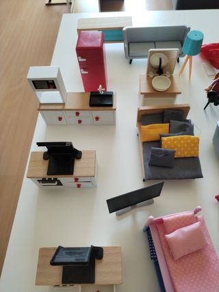 Casita muñecas infantil - Madera. Lidl