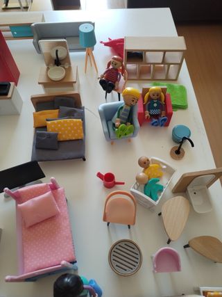 Casita muñecas infantil - Madera. Lidl